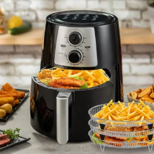 رف المقلاة الهوائية صينية الخبز تكويم Grilling304 الفولاذ المقاوم للصدأ Airfryer فرن شواء باخرة طباخ أدوات المطبخ أدوات الطبخ